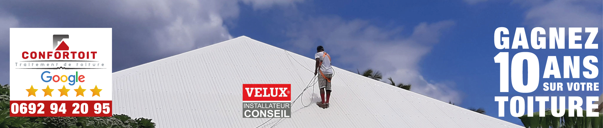 Rénovation de toits sur l'Ile de la Réunion